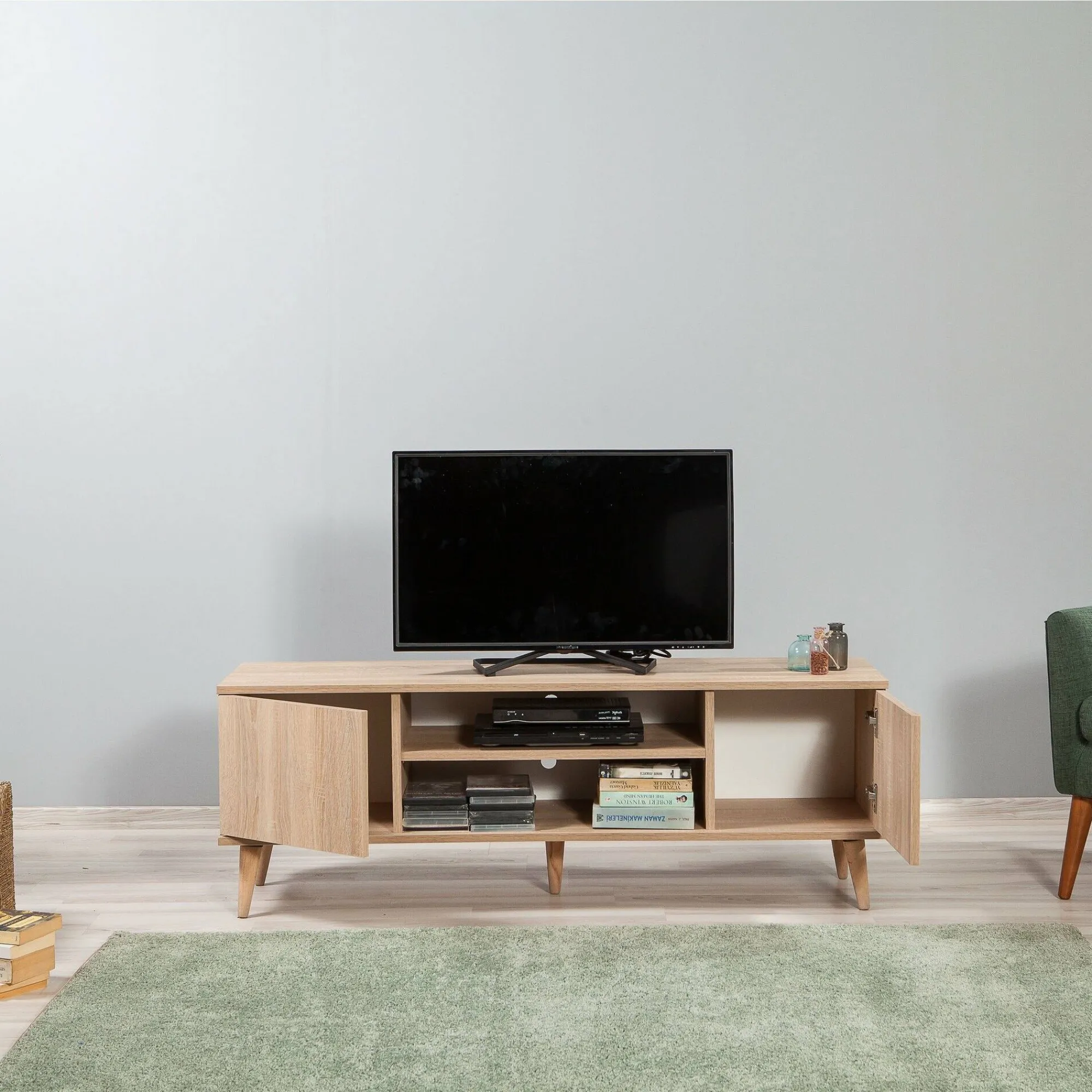 Mobile porta TV Argegno, 140x40 h50 cm,<Dmora New