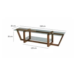 Mobile porta TV Arienzo, 158x35h35 cm,<Dmora Online