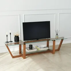 Mobile porta TV Arienzo, 158x35h35 cm,<Dmora Online