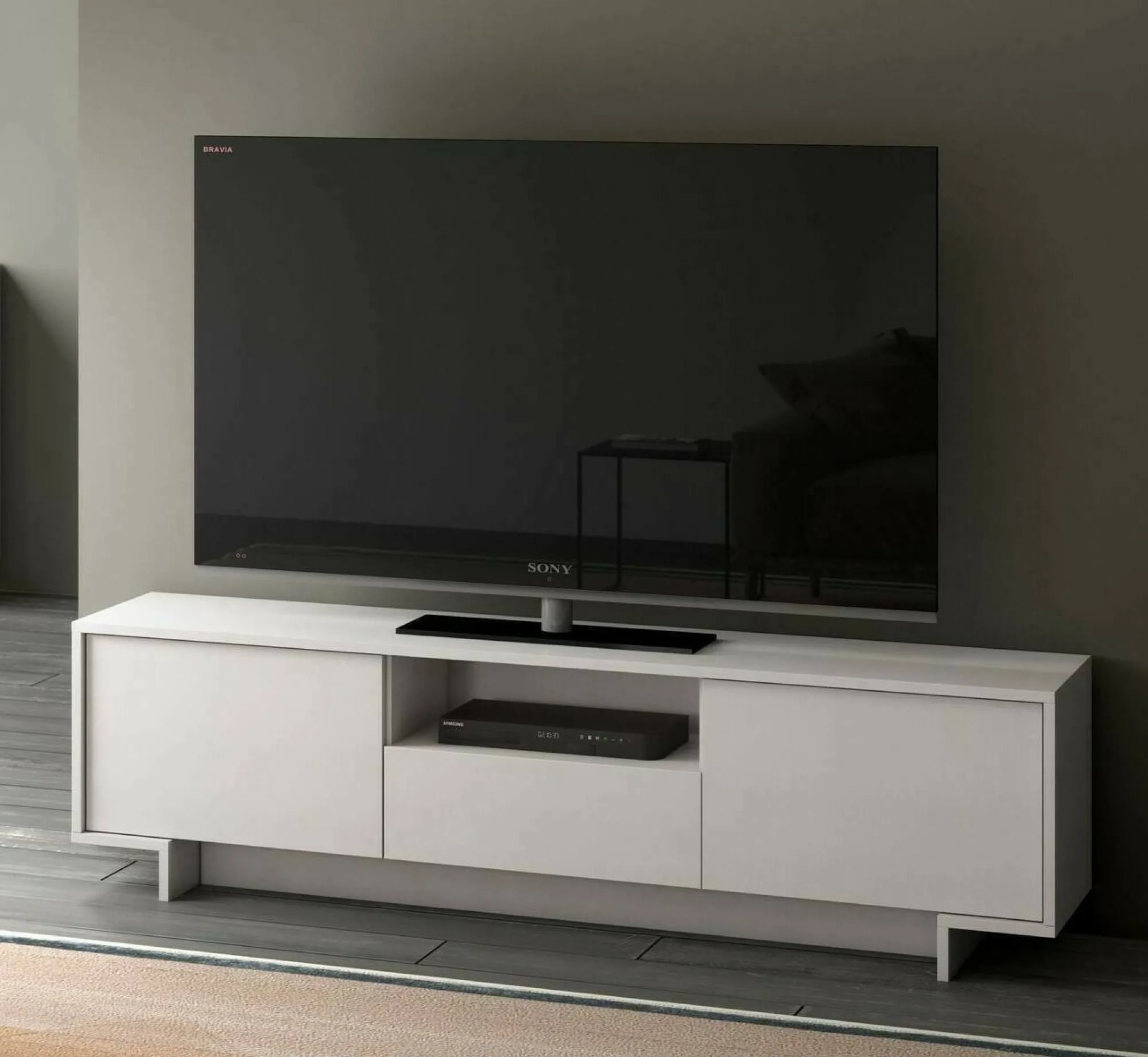 Mobile porta TV Atina, 170x42h48 cm,<Dmora New