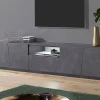 Mobile porta TV Azzurras, , con luce LED<Dmora Outlet