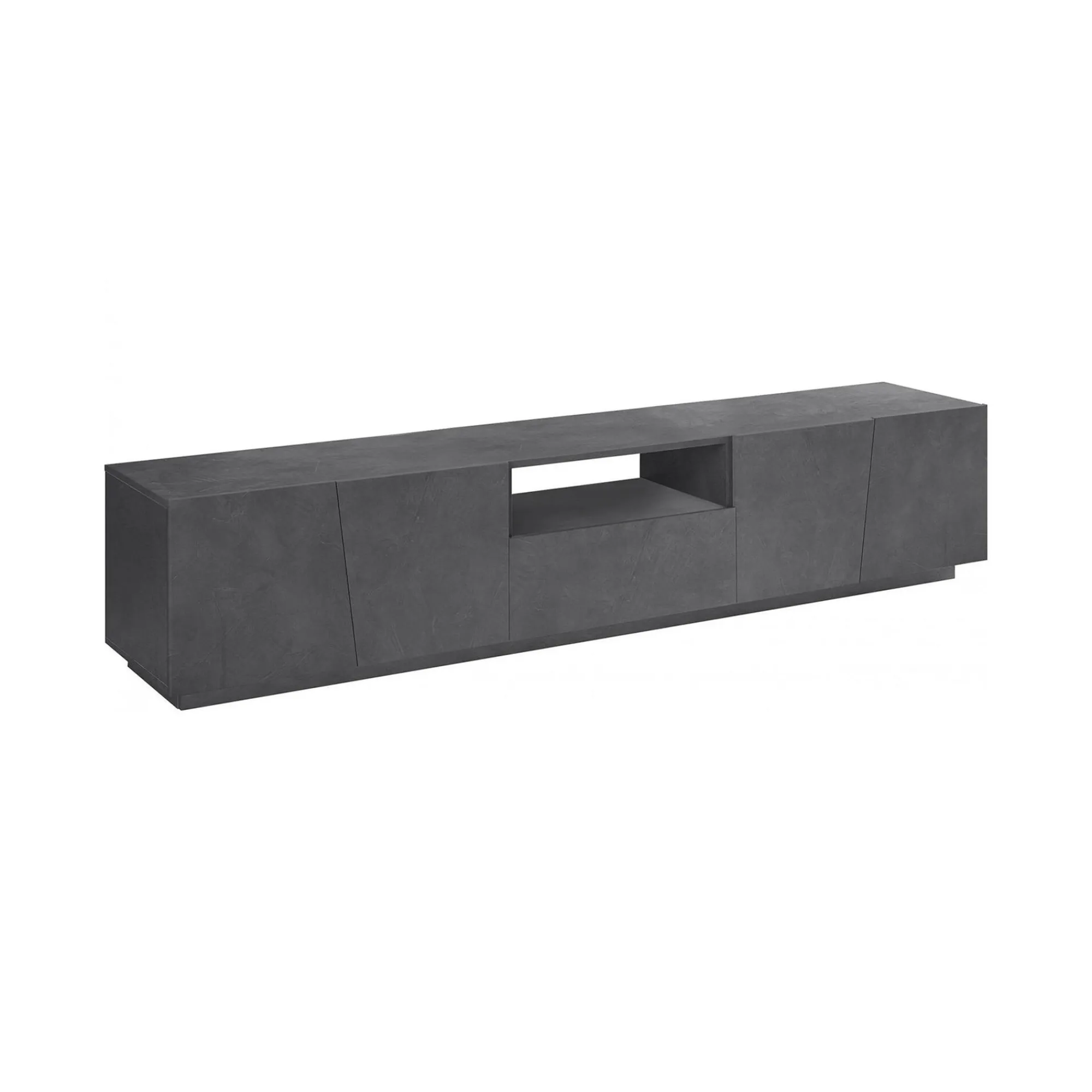 Mobile porta TV Azzurras, , con luce LED<Dmora Outlet