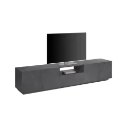 Mobile porta TV Azzurras, , con luce LED<Dmora Outlet