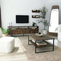 Mobile porta TV Barbania, 170x30h40 cm,<Dmora Store