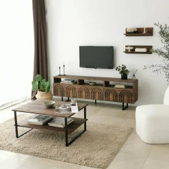 Mobile porta TV Barbania, 170x30h40 cm,<Dmora Store