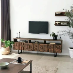 Mobile porta TV Barete, 170x30h40 cm,<Dmora New