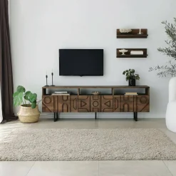 Mobile porta TV Barete, 170x30h40 cm,<Dmora New
