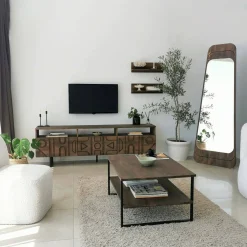 Mobile porta TV Barete, 170x30h40 cm,<Dmora New