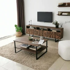 Mobile porta TV Barete, 170x30h40 cm,<Dmora New