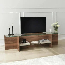 Mobile porta TV Bellano, 158x35h40 cm,<Dmora Shop