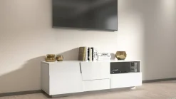 Mobile porta TV Cecia, 150x44h46 cm, lucido<Dmora Sale