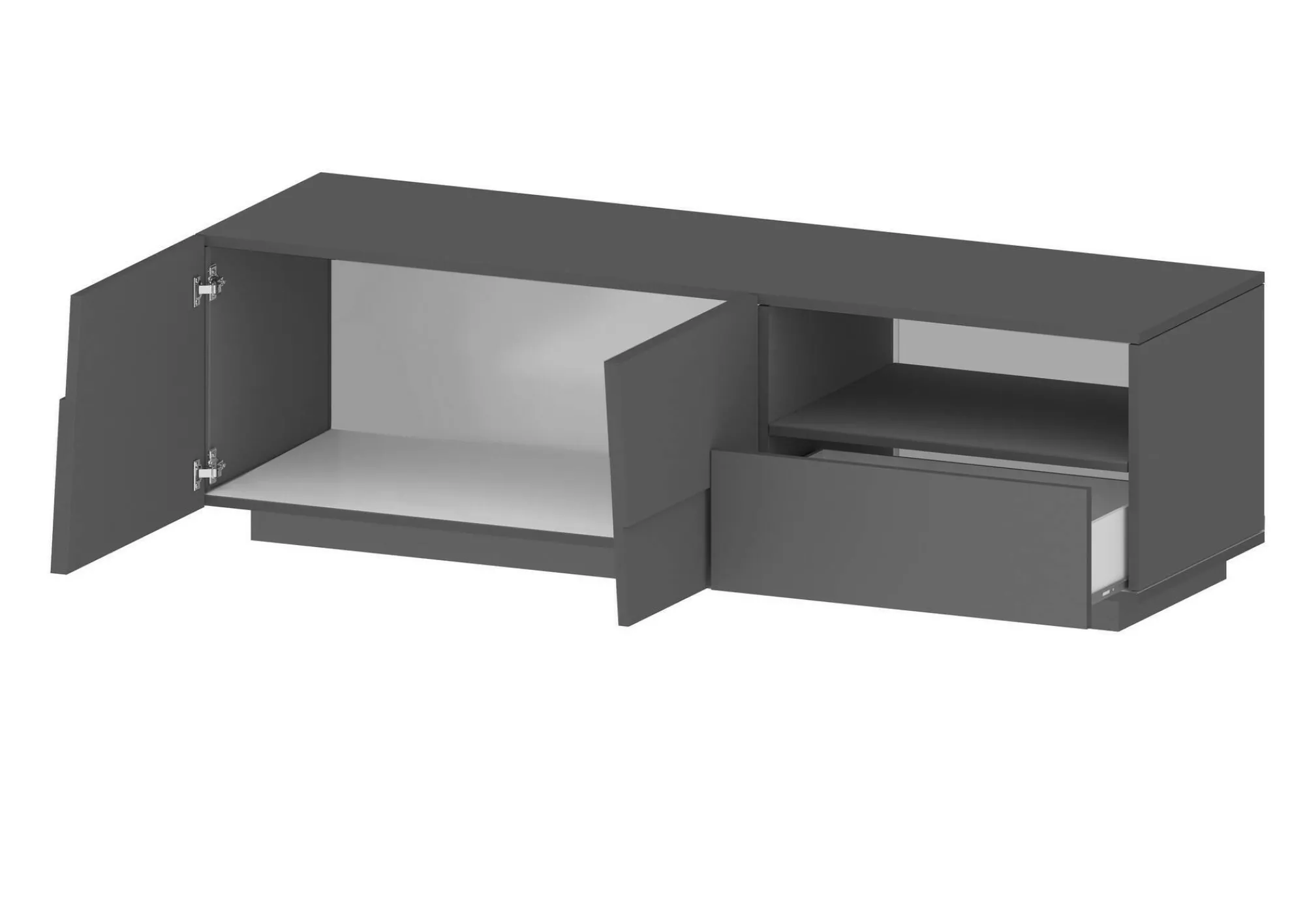 Mobile porta TV Cecia, 150x44h46 cm,<Dmora Sale