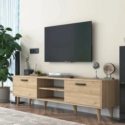Mobile porta TV Daba, 180x35h48 cm,<Dmora Outlet