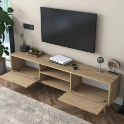 Mobile porta TV Daba, 180x35h48 cm,<Dmora Outlet