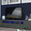 Mobile porta TV Dafrim, , con luce LED<Dmora Online