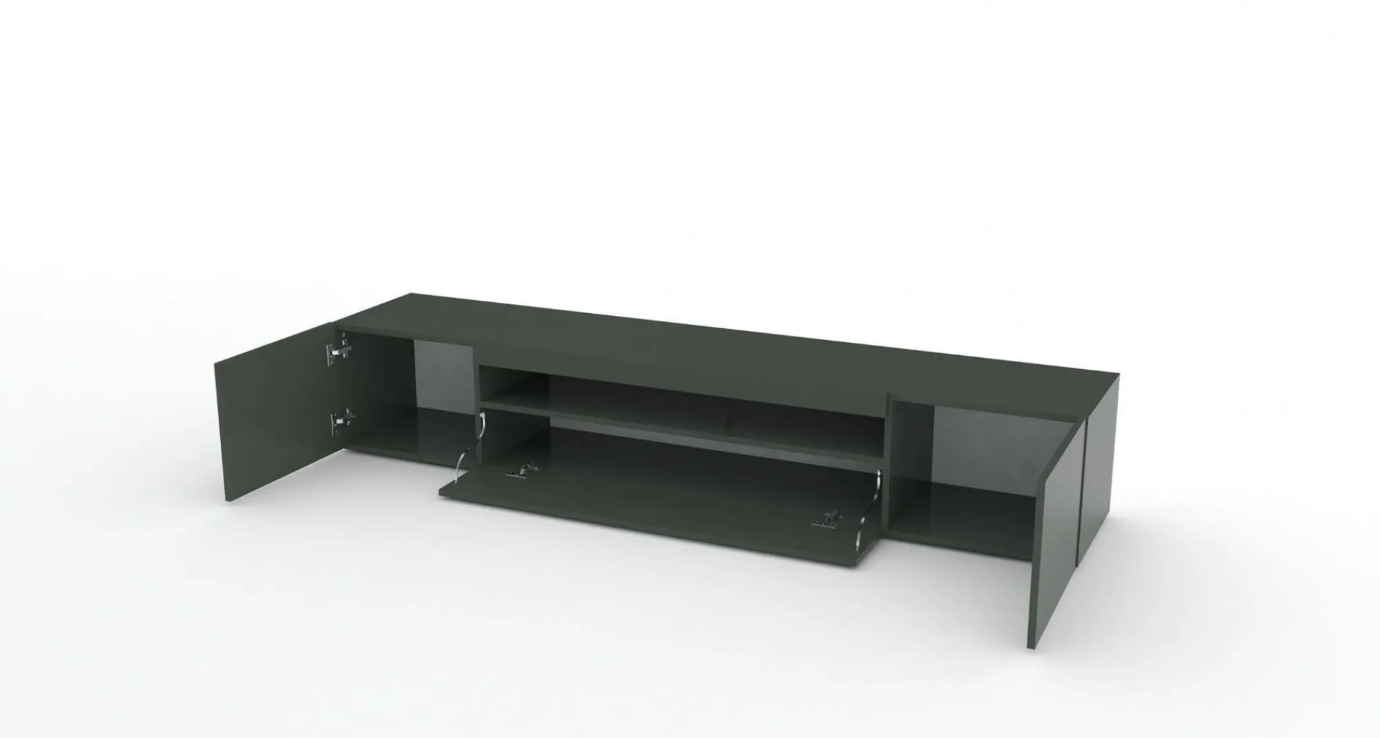 Mobile porta TV Dafrim, , con luce LED<Dmora Online