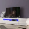 Mobile porta TV Dafrim, , con luce LED<Dmora Hot