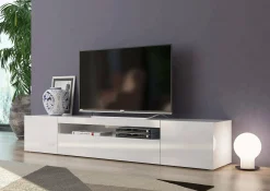 Mobile porta TV Dafrim, cm 200x40h37,<Dmora Cheap