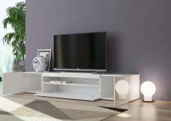 Mobile porta TV Dafrim, cm 200x40h37,<Dmora Cheap