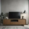 Mobile porta TV Darrighin, 170x42h48 cm, Marrone e Noce<Dmora Flash Sale