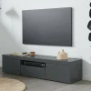 Mobile porta TV Dcorradin, 160x40h35 cm,<Dmora Online