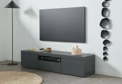 Mobile porta TV Dcorradin, 160x40h35 cm,<Dmora Online