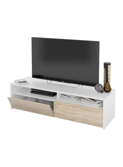 Mobile porta TV Ddacunh, 130x40h36 cm,<Dmora Cheap