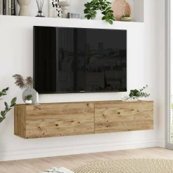 Mobile porta TV Diaspro, 140x32h29 cm,<Dmora Flash Sale