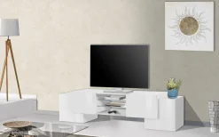 Mobile porta TV Dmartin, cm 190x45h45,<Dmora Outlet