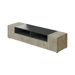 Mobile porta TV Dmolino, 138x42h36 cm,<Dmora New