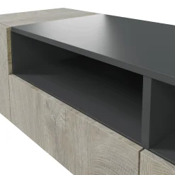 Mobile porta TV Dmolino, 138x42h36 cm,<Dmora New