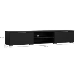 Mobile porta TV Dtheat, 40x173 h33 cm,<Dmora Cheap