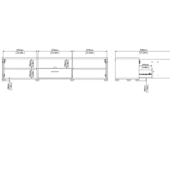 Mobile porta TV Dtinagli, 40x177 h38 cm,<Dmora Cheap