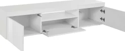 Mobile porta TV Edoarda, 160x40h35 cm, lucido<Dmora Discount