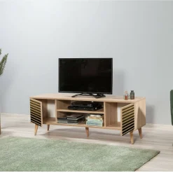 Mobile porta TV Enrica, 140x40h50 cm,<Dmora New
