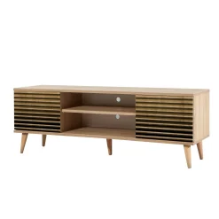 Mobile porta TV Enrica, 140x40h50 cm,<Dmora New