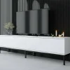 Mobile porta TV Espero, 180x30h47 cm, Bianco e Nero<Dmora Cheap