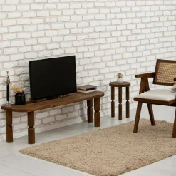 Mobile porta TV Fengshen, 140x35h40 cm,<Dmora Cheap