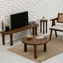 Mobile porta TV Fengshen, 140x35h40 cm,<Dmora Cheap