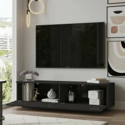 Mobile porta TV Goro, 140x36h38 cm,<Dmora Store