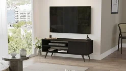Mobile porta TV HuLanqi, 110x40 h44 cm,<Dmora Hot