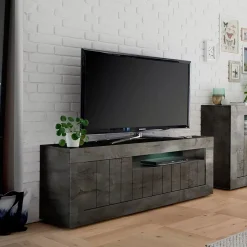 Mobile porta TV Iole, 138x42 h56 cm,<Dmora Online