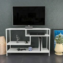 Mobile porta TV Ivette, 120x39h75 cm,<Dmora Hot