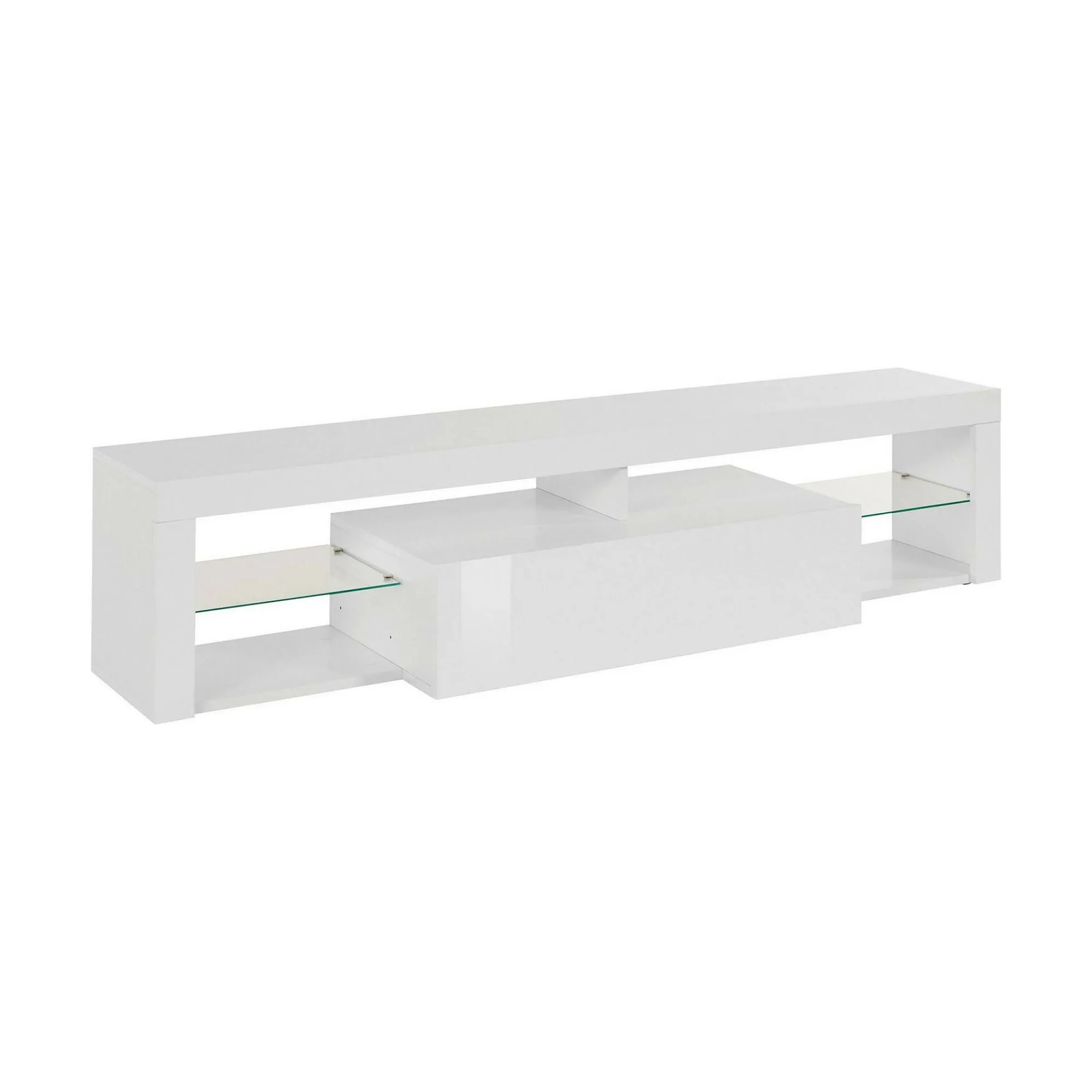 Mobile porta TV Ivy, 160x40h35 cm, lucido<Dmora Store