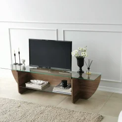 Mobile porta TV Kasuga, 158x35h40 cm,<Dmora Store