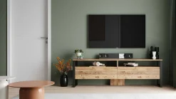 Mobile porta TV Khartum, 180x36h56 cm,<Dmora Clearance