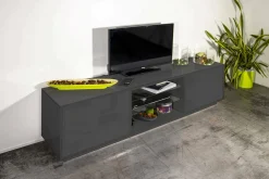 Mobile porta TV Lola, cm 180x41h46,<Dmora Discount