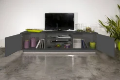 Mobile porta TV Lola, cm 180x41h46,<Dmora Discount