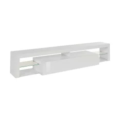 Mobile porta TV Meti, 200x40h35 cm, lucido<Dmora Discount