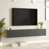 Mobile porta TV Pavone, 180x32h30 cm, Quercia e Antracite<Dmora Best Sale